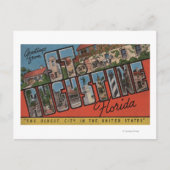 St. Augustine, Florida - Große Buchstabenszenen 2 Postkarte (Vorderseite)