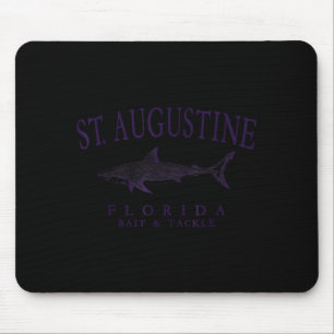 St augustine florida Hai vintage Pflaume Kunst Mousepad