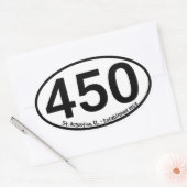 St Augustine, Florida - hergestellt 1565 - 450. Ovaler Aufkleber (Umschlag)