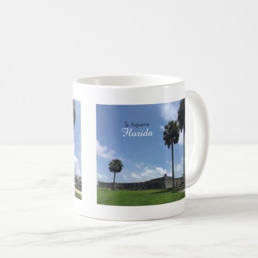 St Augustine Florida Kaffeetasse (VorderseiteRechts)