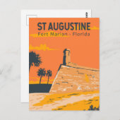 St. Augustine Florida Kunstvoll wandern im Valle V Postkarte (Vorne/Hinten)