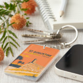 St. Augustine Florida Kunstvoll wandern im Valle V Schlüsselanhänger (Vorderseite rechts)