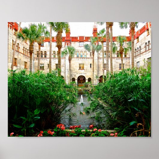 St Augustine Florida Lightner Museum Principe Art Poster (Vorne)