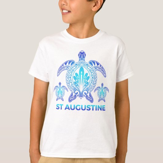 St. Augustine Florida Ocean Sea Turtle Souvenirs T-Shirt (Vorderseite)