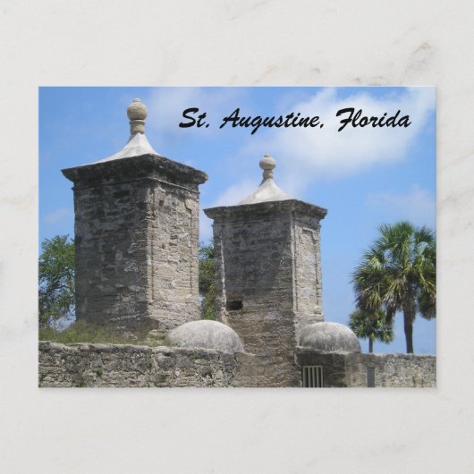 St. Augustine Florida Postcard Postkarte (Vorderseite)