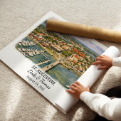 St. Augustine Florida Poster, Aquarell, Maßgeschne Poster