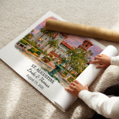 St. Augustine Florida Poster, Aquarell, Maßgeschne Poster