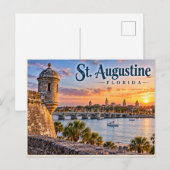 St. Augustine Florida Postkarte (Vorne/Hinten)