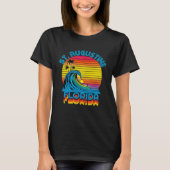 St Augustine Florida Retro Throwback Surf & Beach  T-Shirt (Vorderseite)