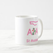 St Augustine Florida Route A1A Flamingos Kaffeetasse (VorderseiteRechts)