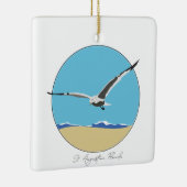 St. Augustine, Florida Sea Gull am Strand Keramikornament (Rechts)