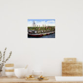 St. Augustine Florida Shrimp Boats Poster (Küche)