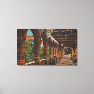 St. Augustine, Florida - Sicht auf das Hotel Ponce Leinwanddruck