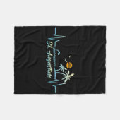 St. Augustine Florida Souvenir Frühjahr Break St. Fleecedecke (Vorderseite (Horizontal))