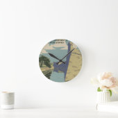 St. Augustine Florida Spanisches Fort-Marion-Poste Runde Wanduhr (Zuhause)