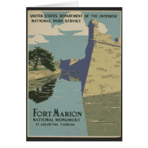St. Augustine Florida Spanisches Fort Poster