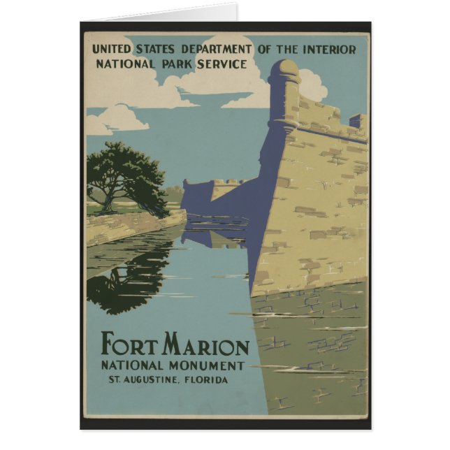 St. Augustine Florida Spanisches Fort Poster (Vorne)