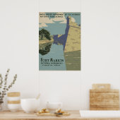 St. Augustine Florida Spanisches Fort Poster (Küche)
