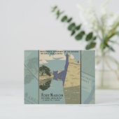 St. Augustine Florida Spanisches Fort Poster Postkarte (Stehend Vorderseite)