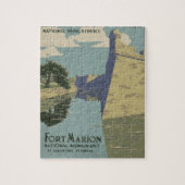 St. Augustine Florida Spanisches Fort Poster Puzzle (Vertikal)
