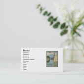 St. Augustine Florida Spanisches Fort Poster Visitenkarte (Stehend Vorderseite)