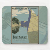 St. Augustine Florida Spanish Fort Marion Poster Mousepad (Vorne)