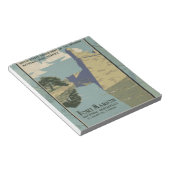 St. Augustine Florida Spanish Fort Marion Poster Notizblock (angewinkelt)