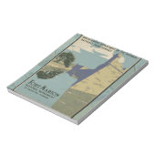 St. Augustine Florida Spanish Fort Marion Poster Notizblock (Rotiert)