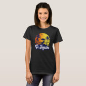 St. Augustine Florida Sunset Beach Retro Premium T-Shirt (Vorne ganz)
