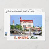 St. Augustine, Florida, USA Postkarte (Vorne/Hinten)