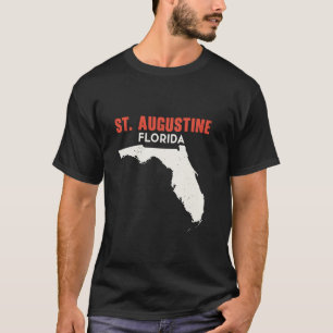 St Augustine Florida USA Staat America Travel Flor T-Shirt