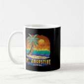 St. Augustine Florida Vintag Distressive Souvenir Kaffeetasse (Links)