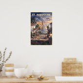 St. Augustine Florida Vintage Reise Poster (Küche)