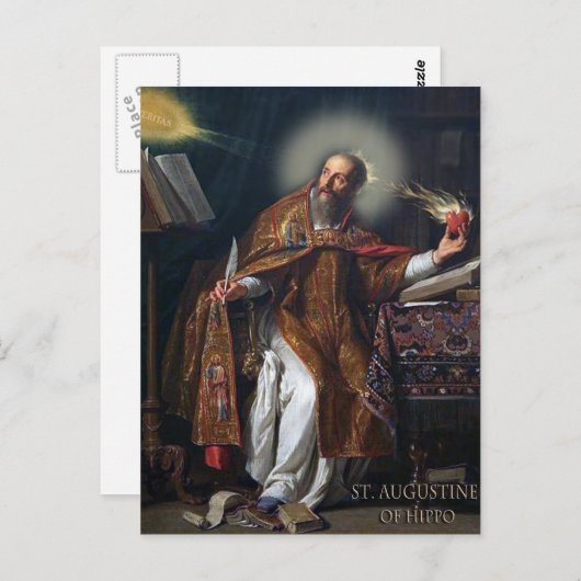 ST AUGUSTINE HIPPO POSTKARTE (Vorne/Hinten)