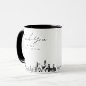 St. Augustine Hochzeit Personalisierter Kaffee Tasse (Vorderseite Links)