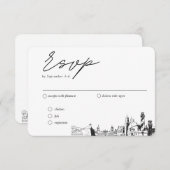 St. Augustine Hochzeit UAWG Optionen Begleitkarte (Vorne/Hinten)