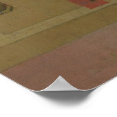 St. Augustine in seiner Studie (Predella of the Ba Poster (Ecke)