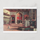St. Augustine in Seiner Studie - Vittore Carpaccio Postkarte (Vorderseite)