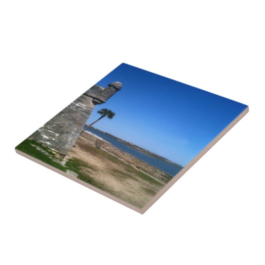 St Augustine jGibney 2012 die MUSEUM Zazzle Gesche Fliese (Seite)