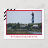 St Augustine Leuchtturm Florida Fotografisch Postkarte (Vorderseite)