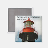 St. Augustine Leuchtturm, Florida Magnet (Vorderseite/Rückseite)