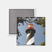 St. Augustine Leuchtturm, Florida Magnet (Vorderseite/Rückseite)