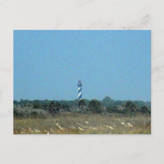 St. Augustine Leuchtturm, St. Augustine, Florida Postkarte (Vorderseite)