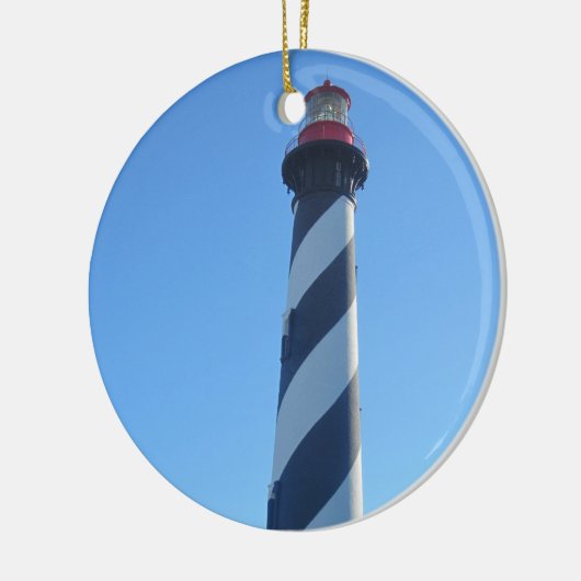 St Augustine Lighthouse auf Keramik Ornament (Links)