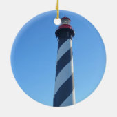 St Augustine Lighthouse auf Keramik Ornament (Hinten)