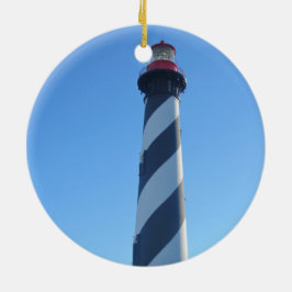 St Augustine Lighthouse auf Keramik Ornament