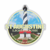 St Augustine Lighthouse Aufkleber (Vorderseite)