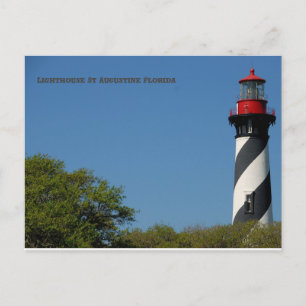 St Augustine Lighthouse Florida Postkarte