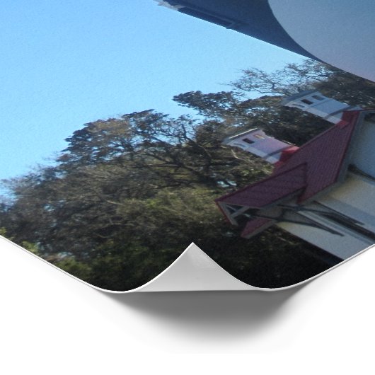 St Augustine Lighthouse Foto Poster (Ecke)