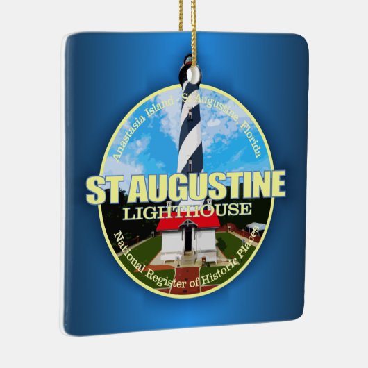 St Augustine Lighthouse Keramikornament (Rechts)